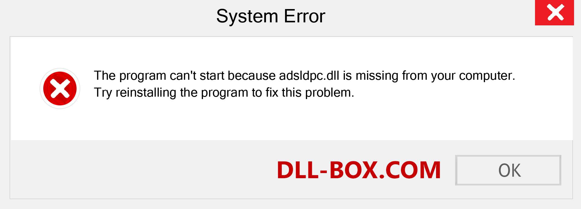  adsldpc.dll file is missing?. Download for Windows 7, 8, 10 - Fix  adsldpc dll Missing Error on Windows, photos, images